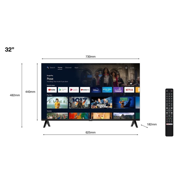 TCL S5400A 32 inch Smart Full HD Android LED TV