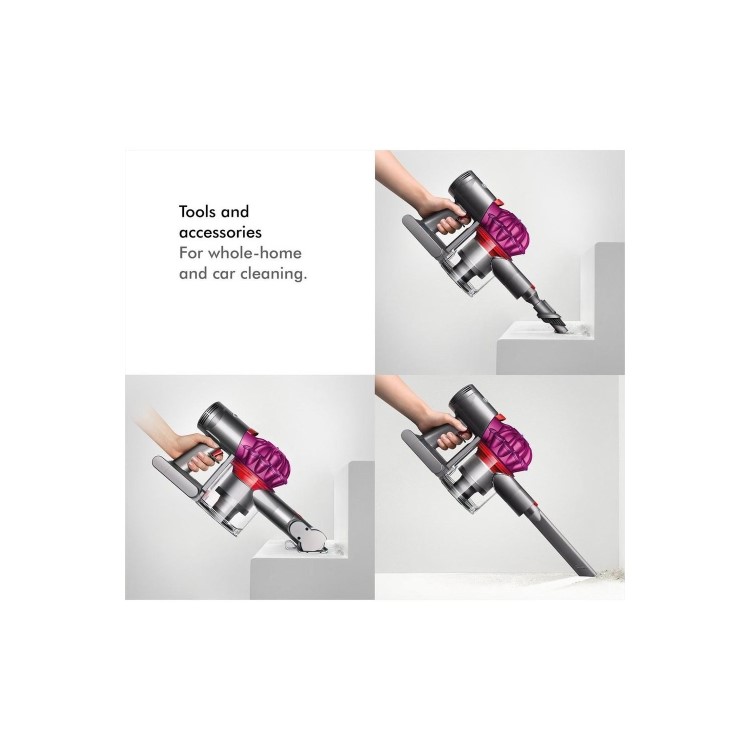 Dyson V7 Motorhead Cordless Vacuum Cleaner - Grey & Fuscia