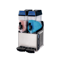 Hamoki Commercial Slush Machine 2 x 12 Litres HA-J12LX2 Rectangular Drip Tray. Twin Tanks. 13 Amp Plug In