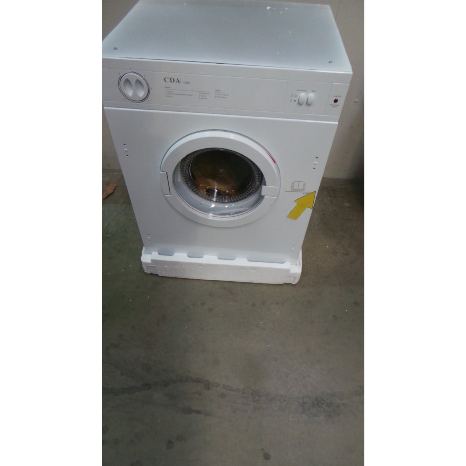 Grade A2 Cda Ci921 7kg Integrated Vented Tumble Dryer White 773680931ci921 Appliances Direct 7498