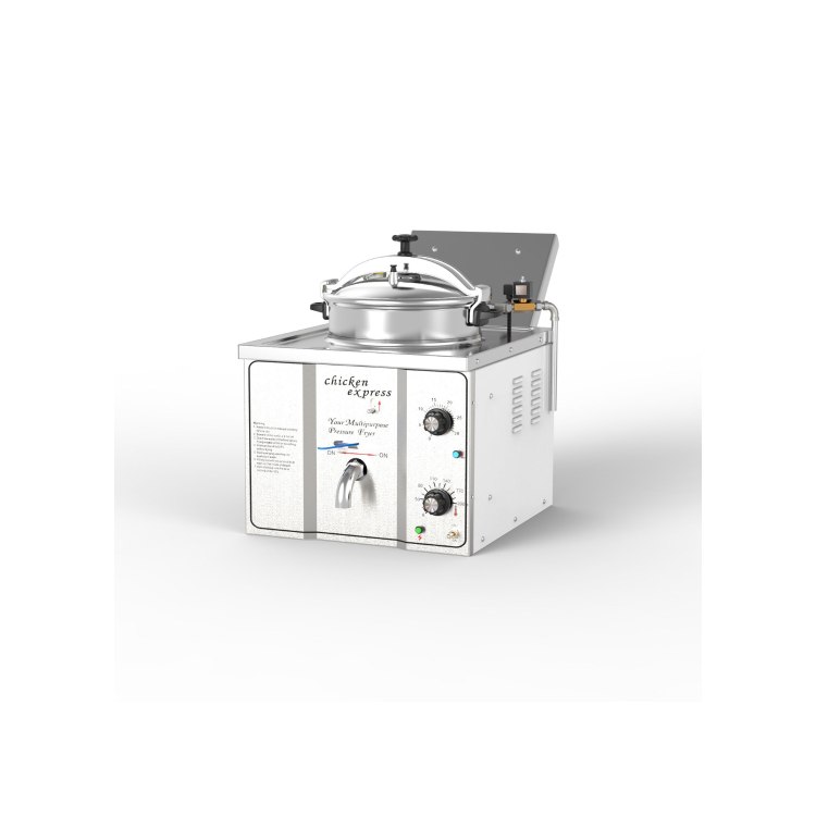 Hamoki TP-16L Commercial 15ltr Pressure Fryer - 12 Piece Electric Chicken Pressure Fryer 3kW