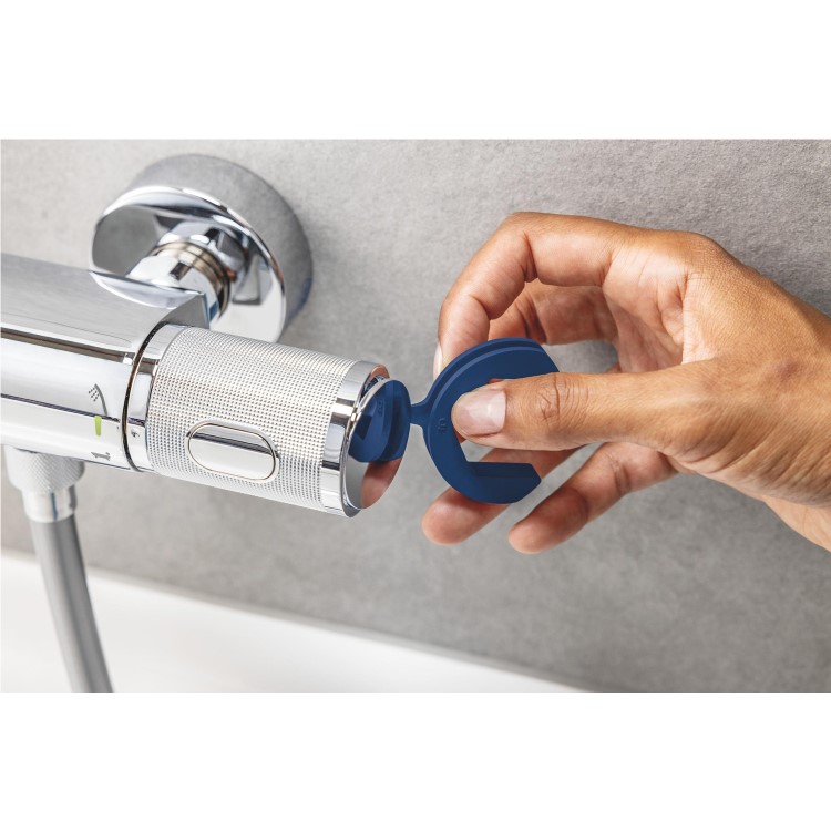 Grohe Precision Trend Thermostatic Cool Touch Shower Set - Chrome