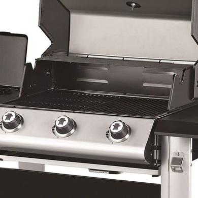 Outback Magnum - 3 Burner Gas BBQ Grill with Side Burner - Black & Silver