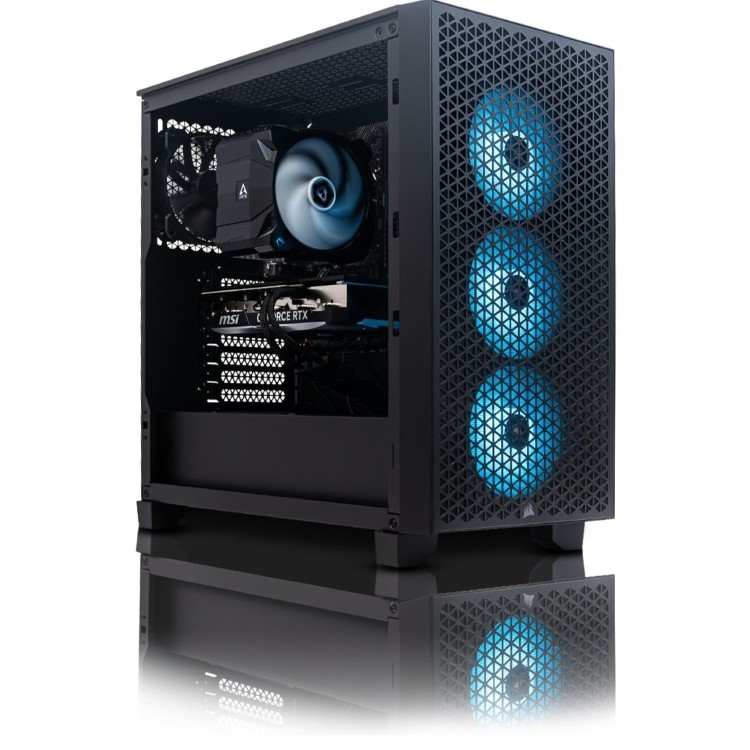 AWD IT Corsair 3000D AMD Ryzen 7 5700x 32GB RAM 1TB SSD RTX 4070Ti Windows 11 Gaming PC