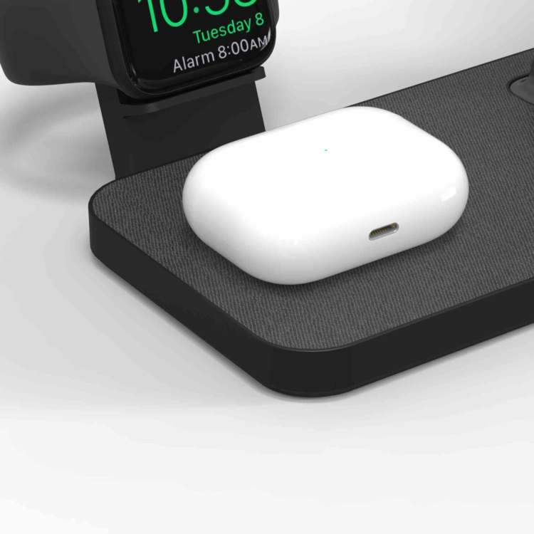 Mophie Snap+ 3in1 15W Wireless Charger for Apple iPhone / Apple Watch / Airpods - Black