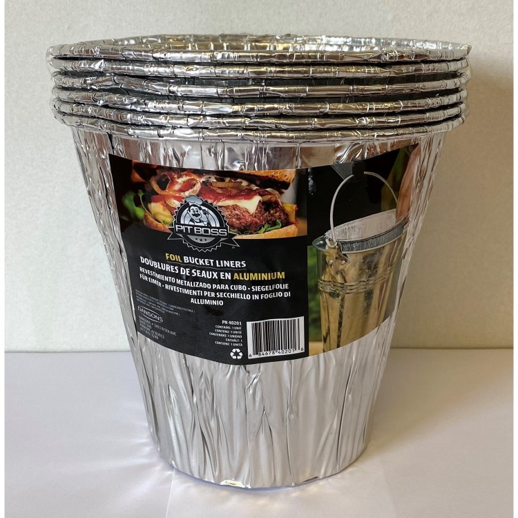 Pit Boss Foil Bucket Liner - 6 Pack