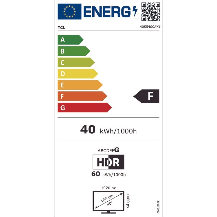 Refurbished TCL 40" Full HD Freeview LED Smart TV