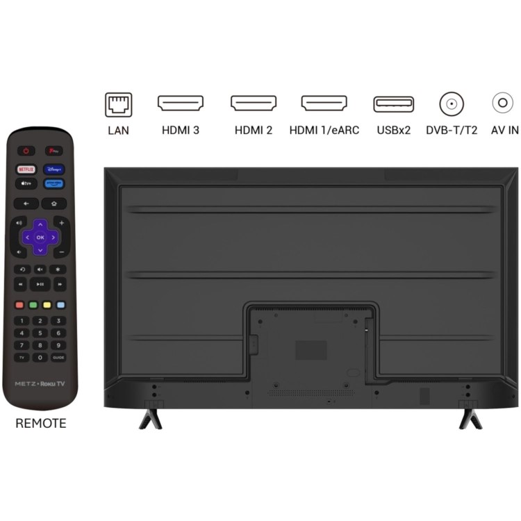 Metz 43MRD6000YUK 43" DLED UHD Smart TV