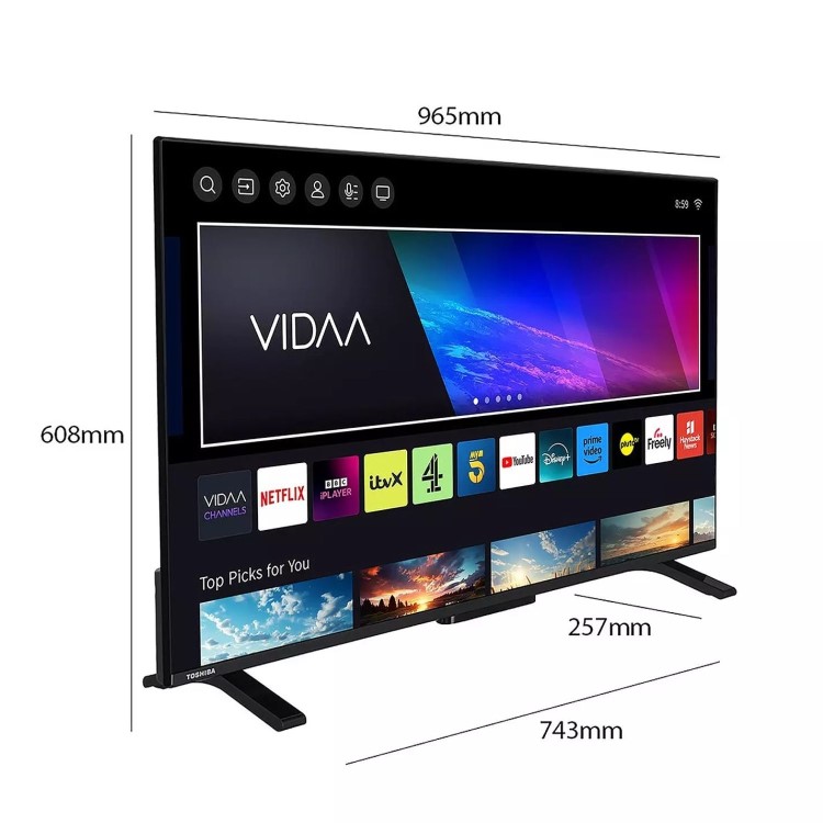 Toshiba UV2F 43 inch 4K Ultra HD Smart TV