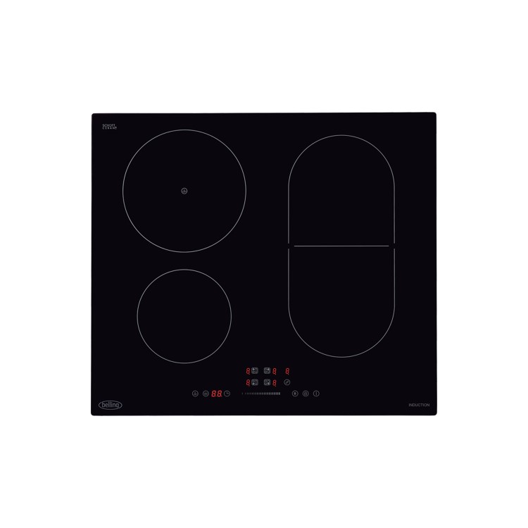 Refurbished Belling IHL602 60cm 4 Zone Induction Hob with Linkable Zone