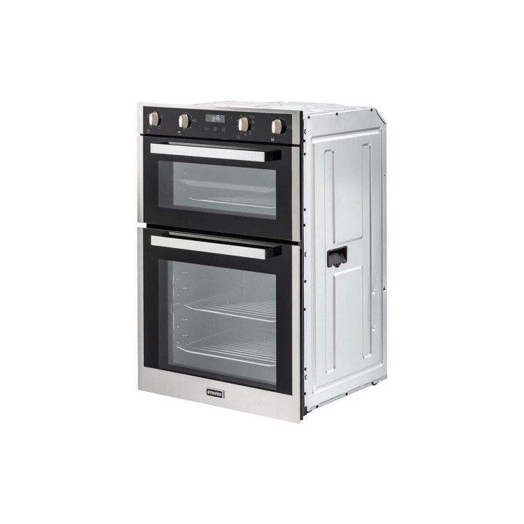 Stoves Electric Built In Double Oven - Stainless Steel