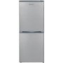 Lec 135 Litre 50/50 Freestanding Fridge Freezer - Silver