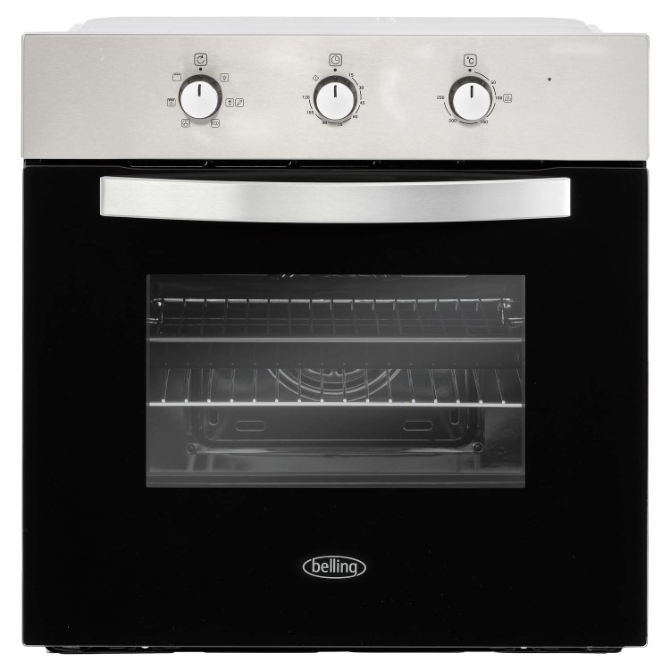 Belling BI602MM Multifunction Electric Built-in Single Oven With Timer - Stainless Steel