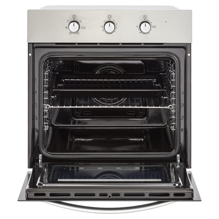 Belling BI602MM Multifunction Electric Built-in Single Oven With Timer - Stainless Steel