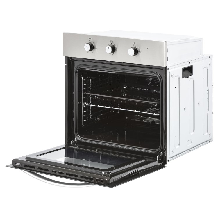 Belling BI602MM Multifunction Electric Built-in Single Oven With Timer - Stainless Steel