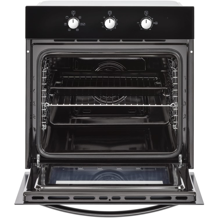 Belling 444410813 BI602MM Multifunction Electric Built-in Single Oven With Timer - Black