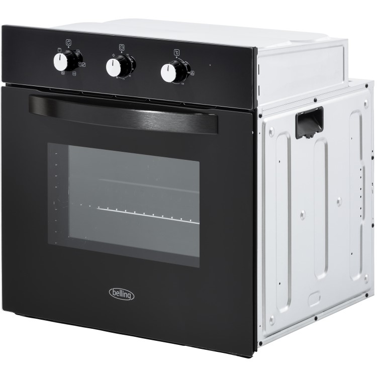 Belling 444410813 BI602MM Multifunction Electric Built-in Single Oven With Timer - Black