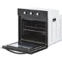 Belling 444410813 BI602MM Multifunction Electric Built-in Single Oven With Timer - Black