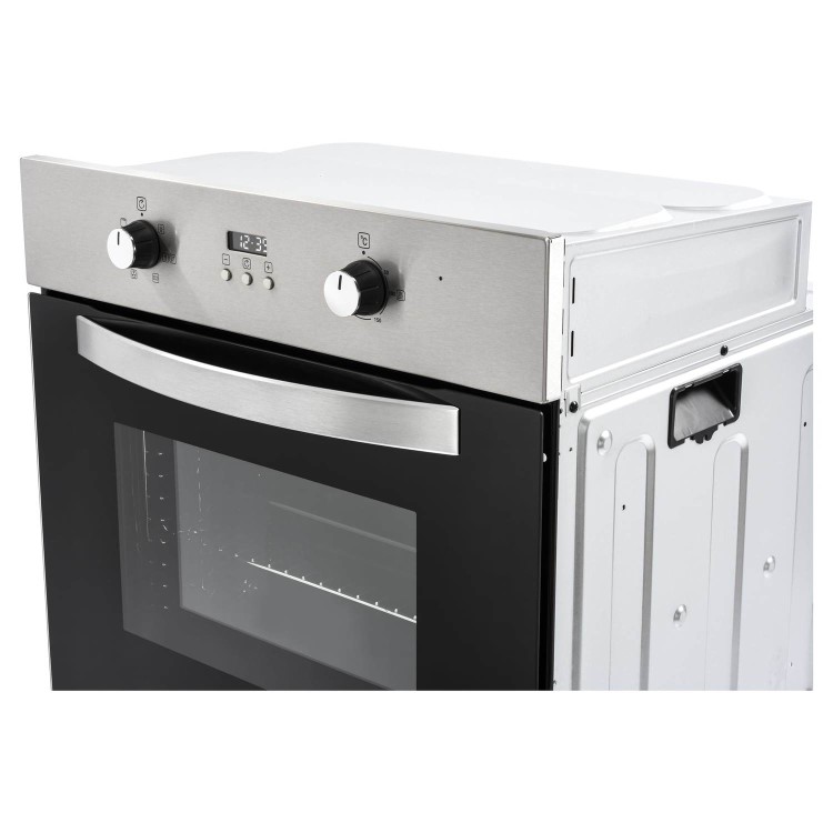 Belling 444410814 BI602F Multifunction Electric Built-in Single Oven With Timer - Stainless Steel