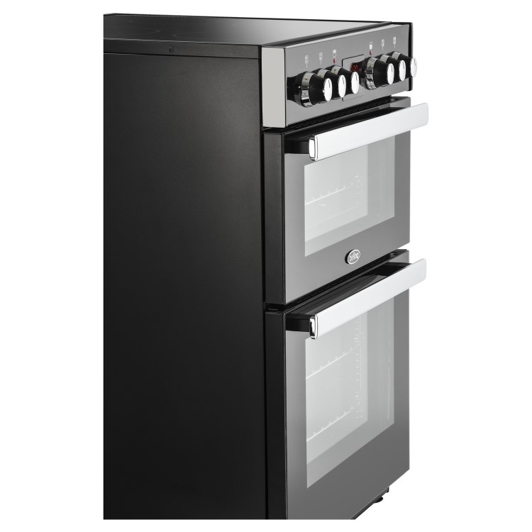 Belling Cookcentre 60E 60cm Double Oven Electric Cooker - Black