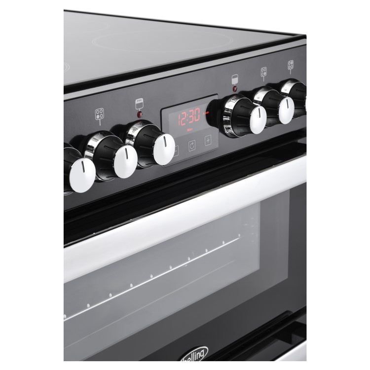 Belling Cookcentre 60E 60cm Double Oven Electric Cooker - Black