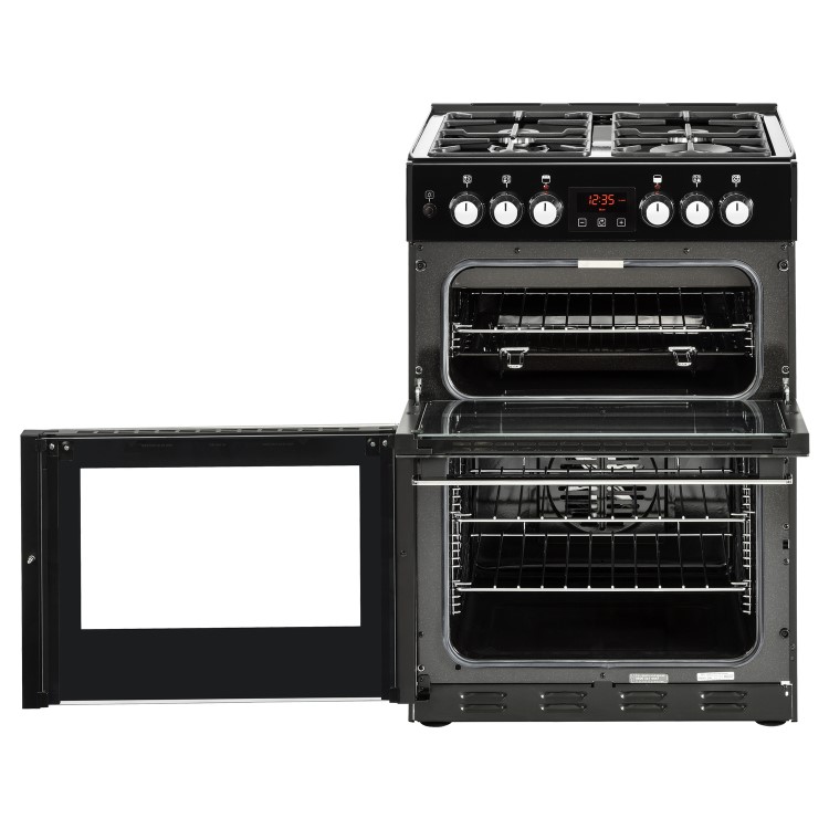 Belling Cookcentre 60cm Dual Fuel Cooker - Black