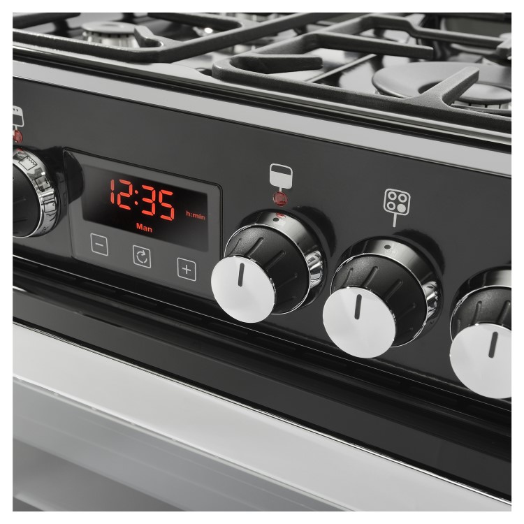 Belling Cookcentre 60cm Dual Fuel Cooker - Black