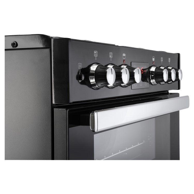 Belling Cookcentre 60cm Dual Fuel Cooker - Black