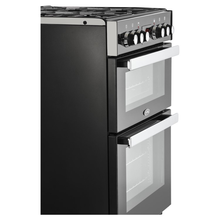 Belling Cookcentre 60cm Dual Fuel Cooker - Black