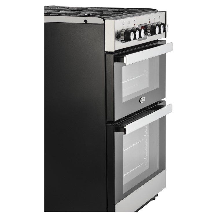 Belling 444410822 Cookcentre 60DF 60cm Dual Fuel Cooker - Stainless Steel