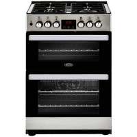 Belling 444410822 Cookcentre 60DF 60cm Dual Fuel Cooker - Stainless Steel