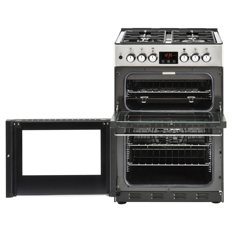 Belling 444410822 Cookcentre 60DF 60cm Dual Fuel Cooker - Stainless Steel