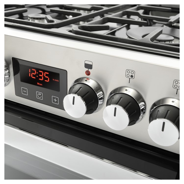 Belling 444410822 Cookcentre 60DF 60cm Dual Fuel Cooker - Stainless Steel