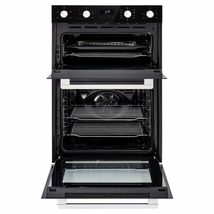 Belling ComfortCook Electric Built In Double Oven - Black