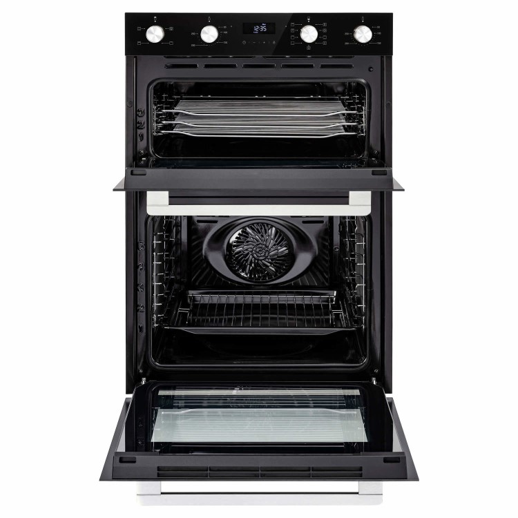 Belling ComfortCook Electric Built In Double Oven - Black