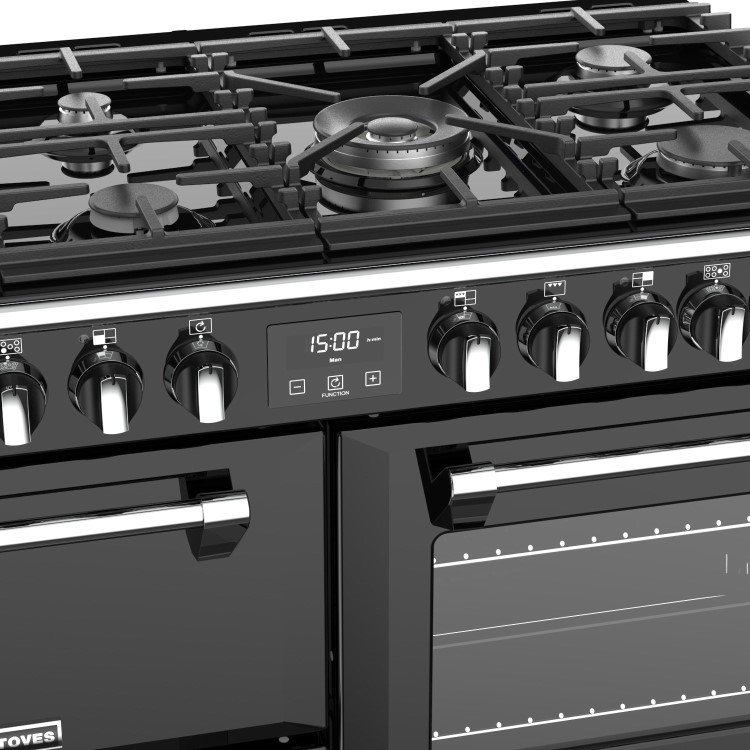 Stoves Richmond S1000DF MK22 100cm Dual Fuel Range Cooker - Black