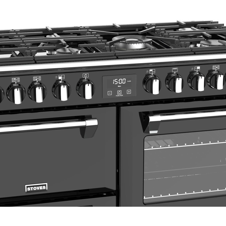 Stoves Richmond S1000DF MK22 100cm Dual Fuel Range Cooker - Black