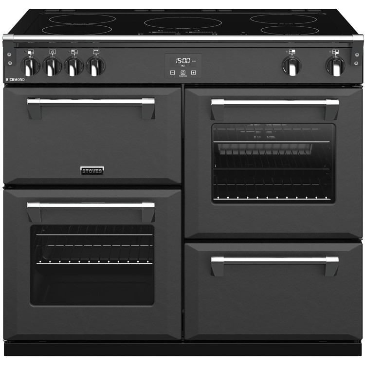 Stoves Richmond S1000Ei MK22 100cm Electric Induction Range Cooker - Anthracite Grey