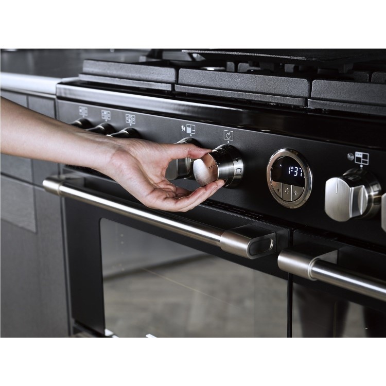 Stoves Sterling S1000DF MK 100cm Dual Fuel Range Cooker - Stainless Steel