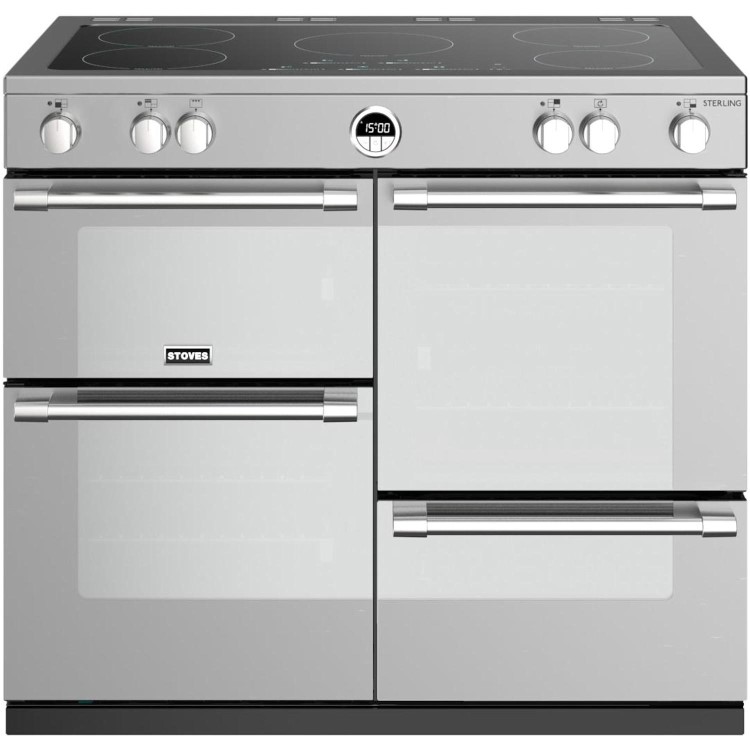 Refurbished Stoves Sterling S1000Ei MK22 100cm Electric Induction Range Cooker Stainless Steel