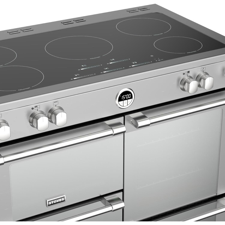 Refurbished Stoves Sterling S1000Ei MK22 100cm Electric Induction Range Cooker Stainless Steel