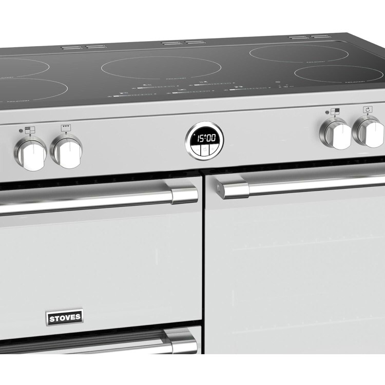 Refurbished Stoves Sterling S1000Ei MK22 100cm Electric Induction Range Cooker Stainless Steel