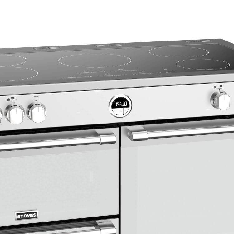 Stoves Sterling S1100Ei MK22 110cm Electric Induction Range Cooker - Stainless Steel