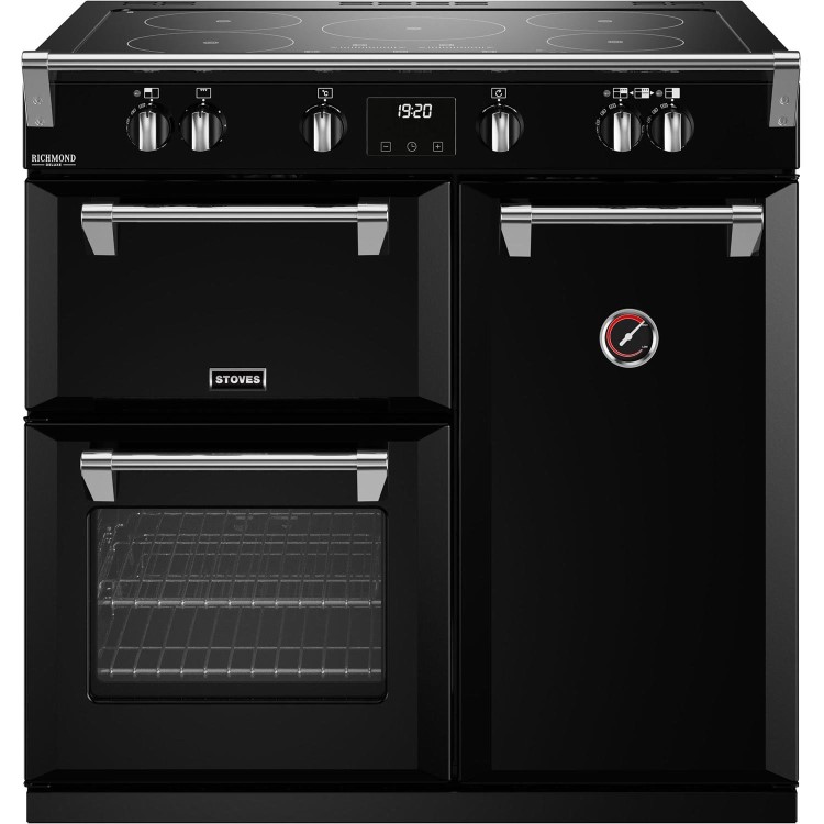 Stoves Richmond Deluxe D900Ei 90cm Electric Range Cooker - Black