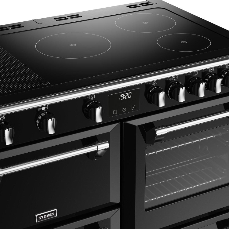 Stoves Richmond Deluxe D1000Ei 100cm Electric Range Cooker - Black