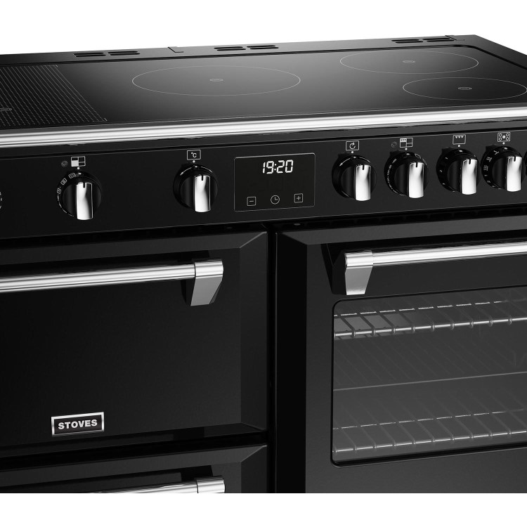 Stoves Richmond Deluxe D1000Ei 100cm Electric Range Cooker - Black