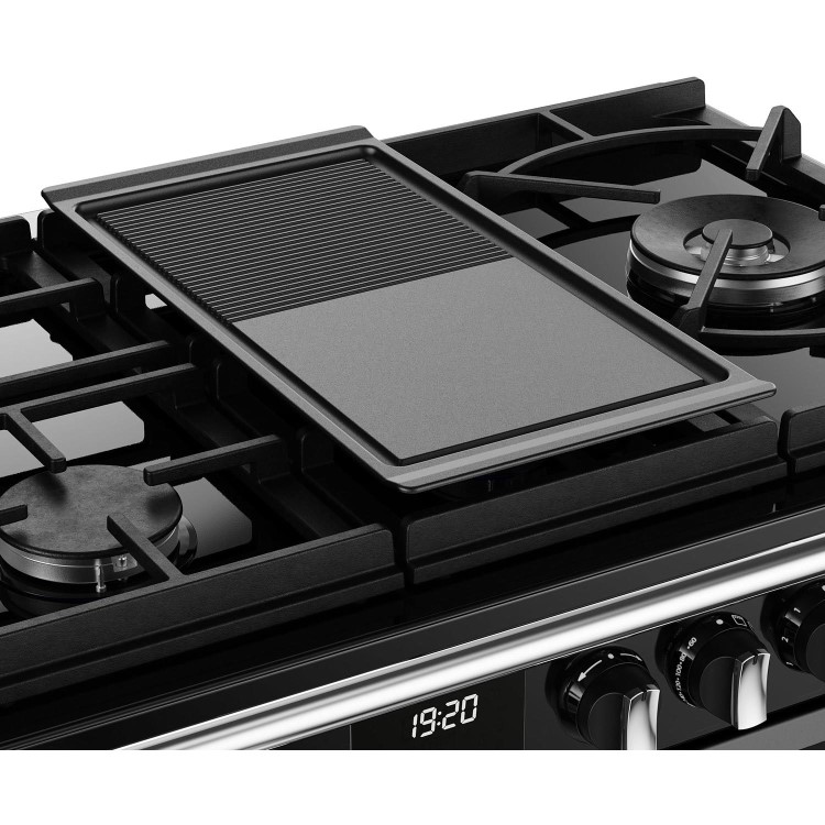 Stoves Richmond Deluxe D1100DF 110cm Dual Fuel Range Cooker - Black