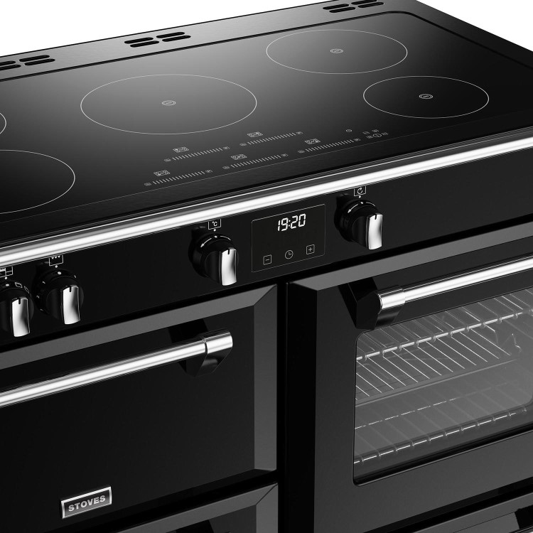 Stoves Richmond Deluxe D1100Ei 110cm Electric Range Cooker - Black