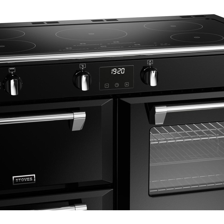 Stoves Richmond Deluxe D1100Ei 110cm Electric Range Cooker - Black