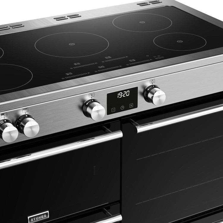 Stoves Precision Deluxe D1100Ei 110cm Electric Range Cooker - Stainless Steel